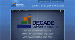 Desktop Screenshot of custom-bins.com